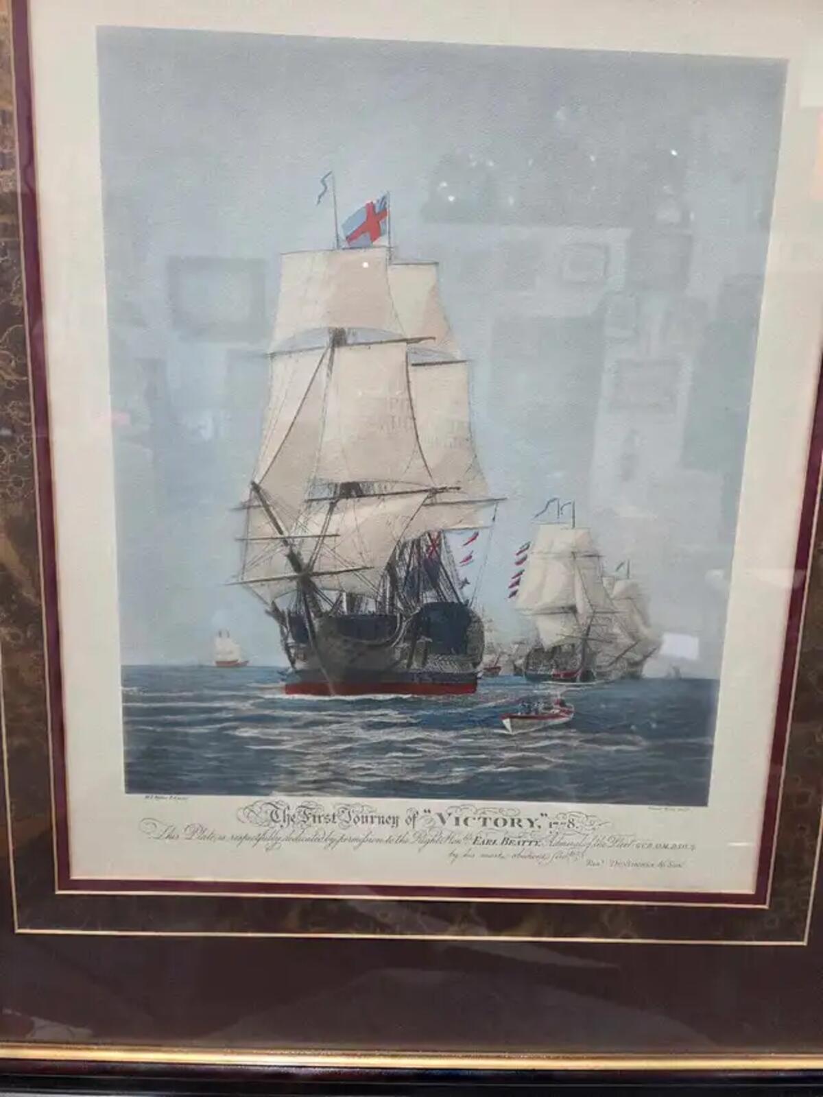 First Journey of Victory 1778 Print