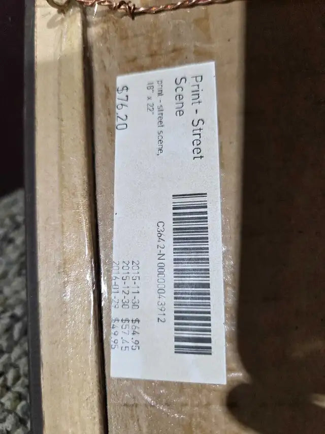 Street Scene Prints 18x22"