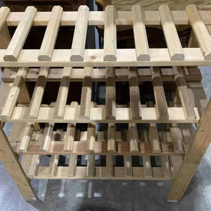 Solid Wood Wine Rack