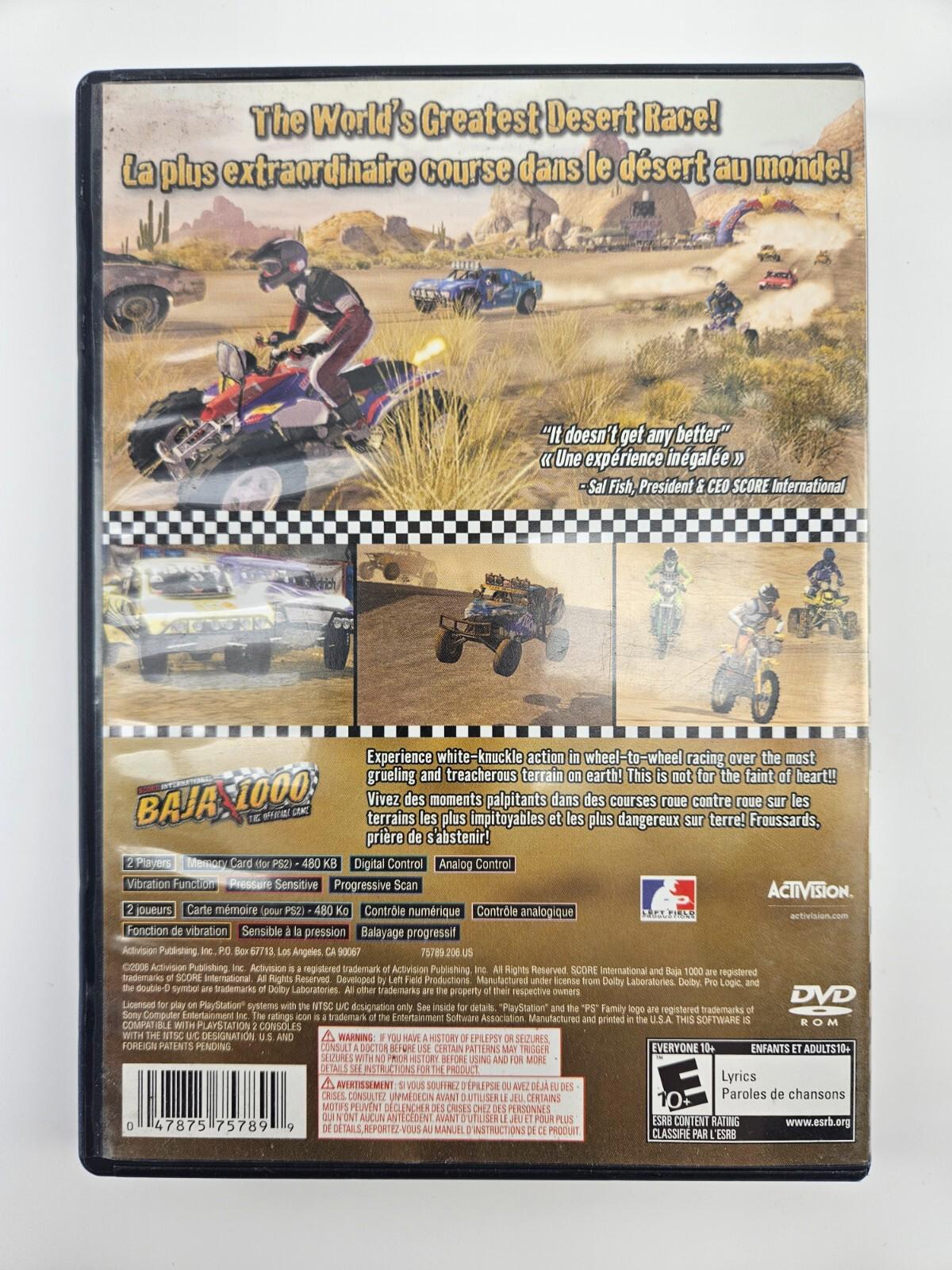 Baja 1000 (Sony PlayStation 2 PS2)