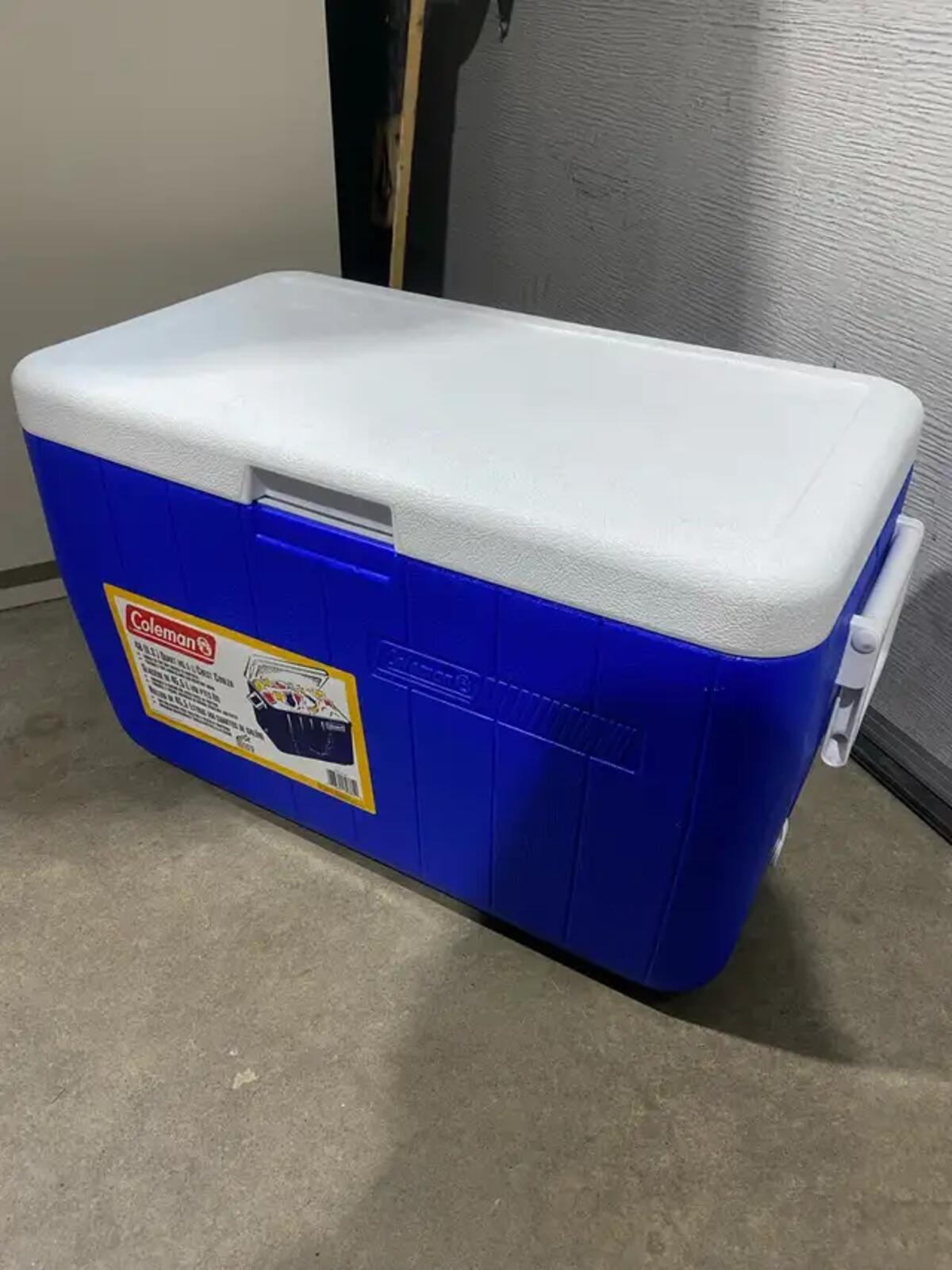 Blue Coleman Cooler