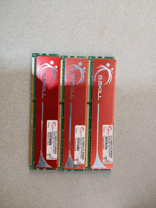 3 pack DDR3 1600 2gb ECC GSKILL RAM *TESTED*