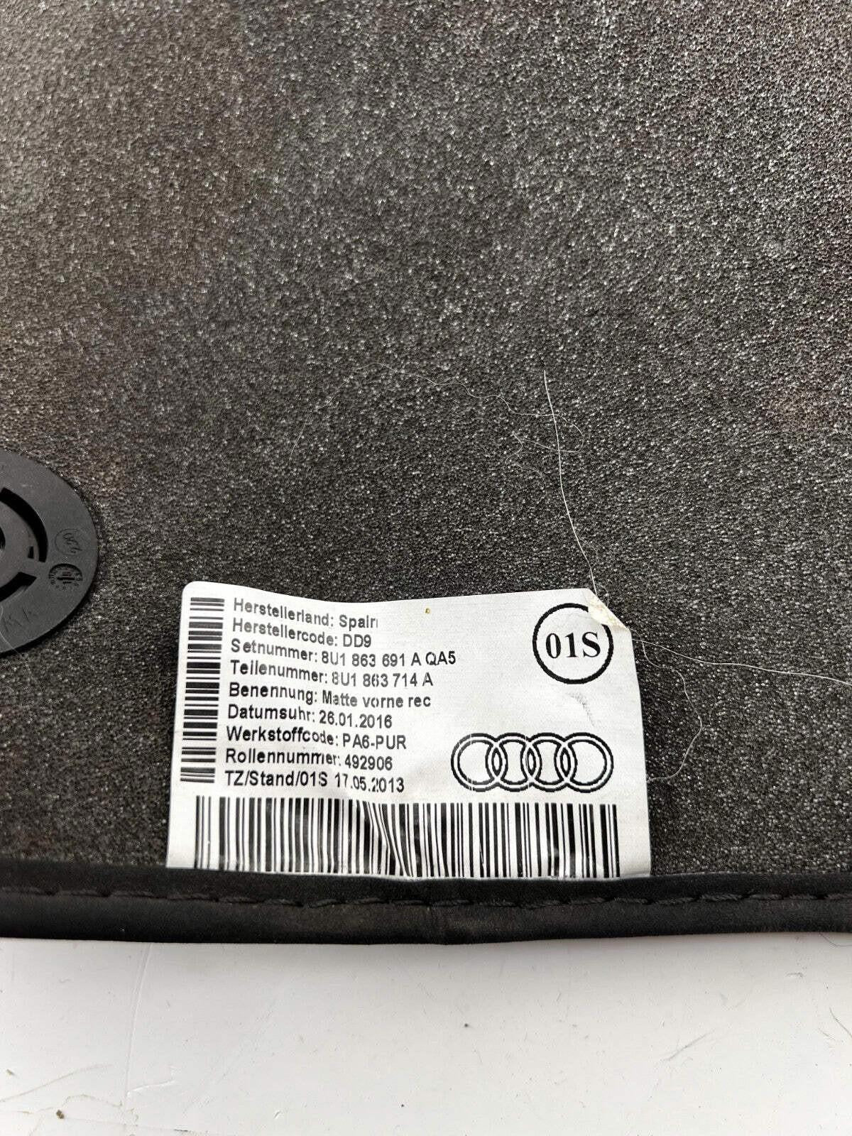 For Audi Exclusive Carpet Car Mats 4pc – OEM Quality Velour