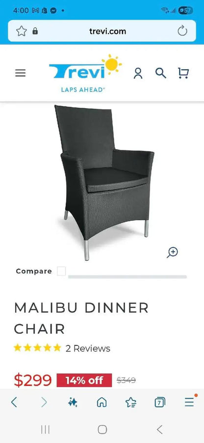 Mountain House Malibu Patio dining Chairs - 6 Available