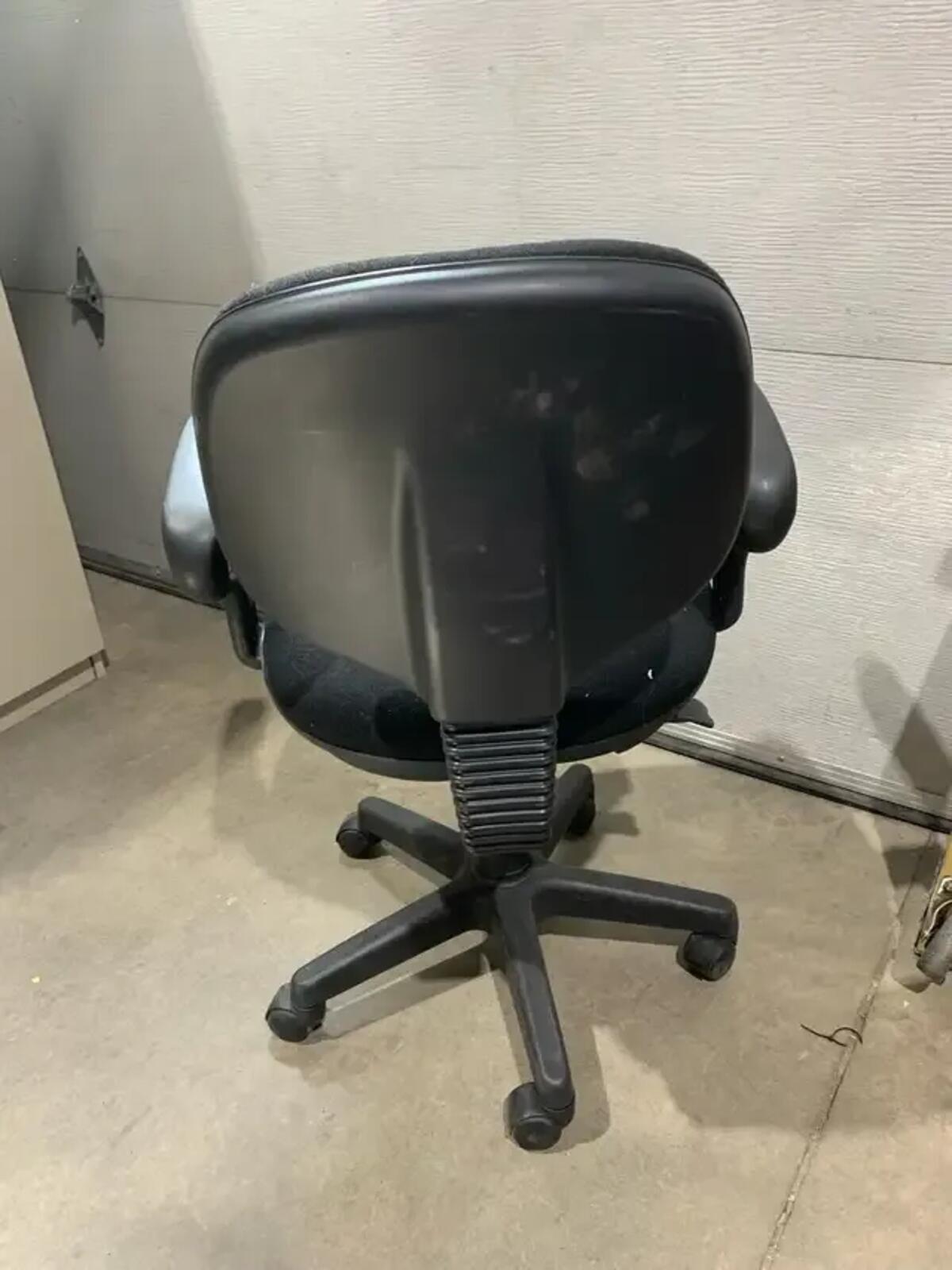 Black Fabric Office Chair