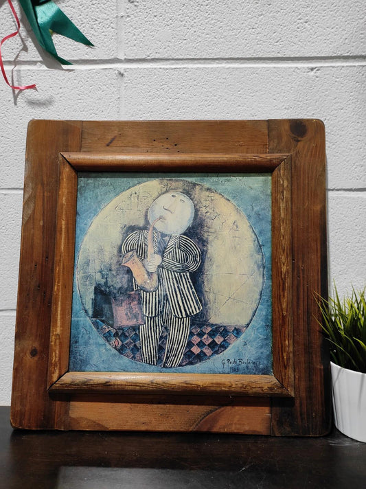 MCM Graciela Rodo Boulanger Framed signed print Little Musicians 1973