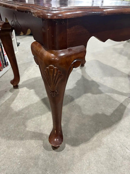 Solid wood square coffee table