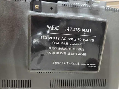 Retro NEC Autocolor 14" TV