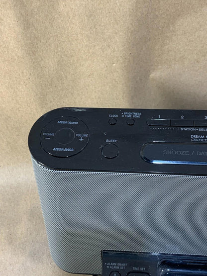 Sony Dream Machine ICF-CS10iP FM/AM Clock Radio Alarm iPod Dock