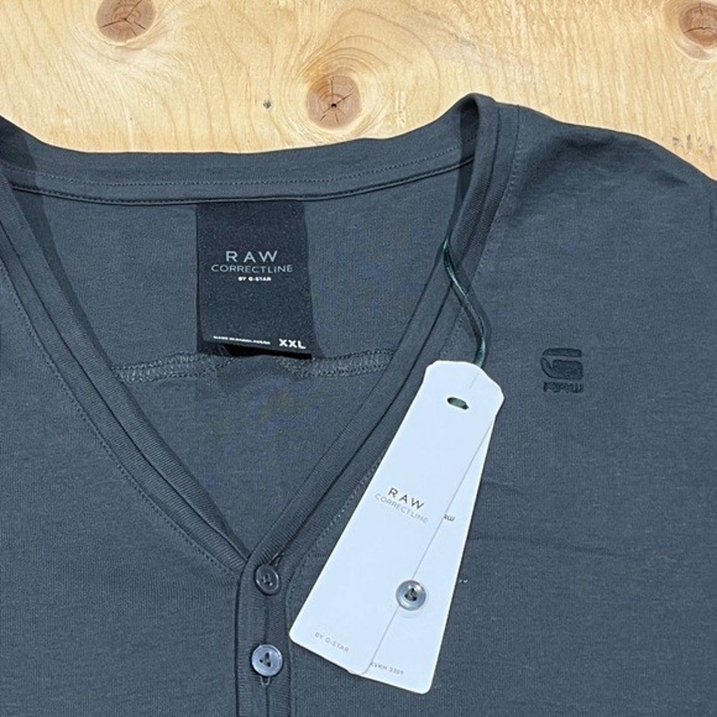 NWT Men’s G-Star RAW V-Neck T-Shirt (Size XXL)