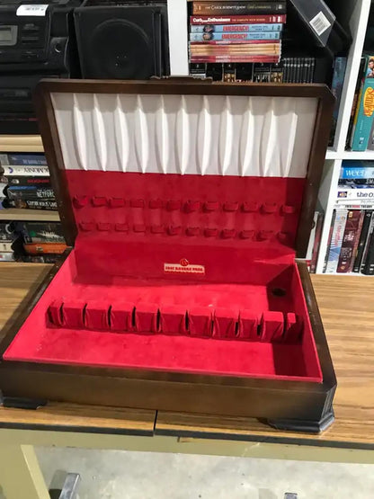 Rogers Bros Silverware Chest