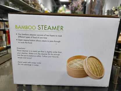 Fox Run 10" Bamboo Steamer - New