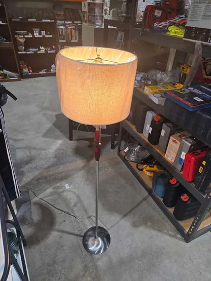 55" Modern Chrome Floor Lamp