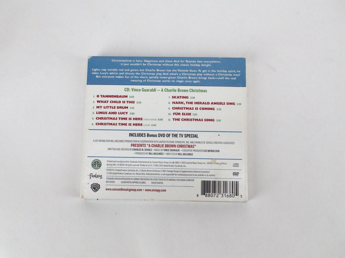 A Charlie Brown Christmas Collector’s Edition CD & Bonus DVD - 2010 Starbucks