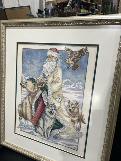 Framed Santa Artwork
