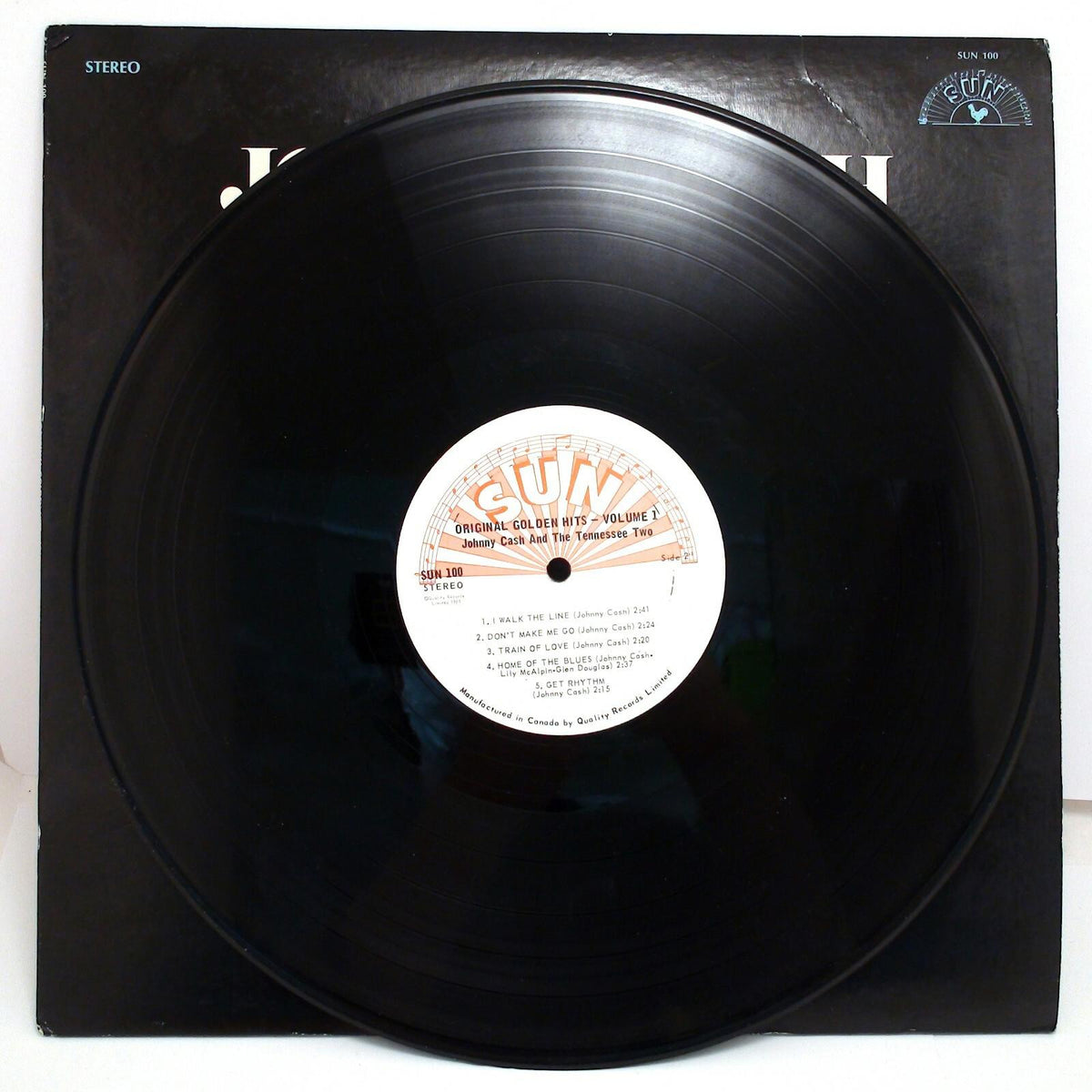 Disque vinyle album LP Golden Hits Volume 1 de Johnny Cash et The Tennessee Two