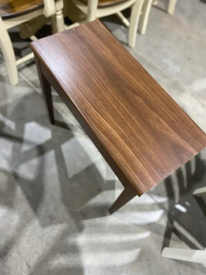 Vintage Wood Piano Bench with Storage