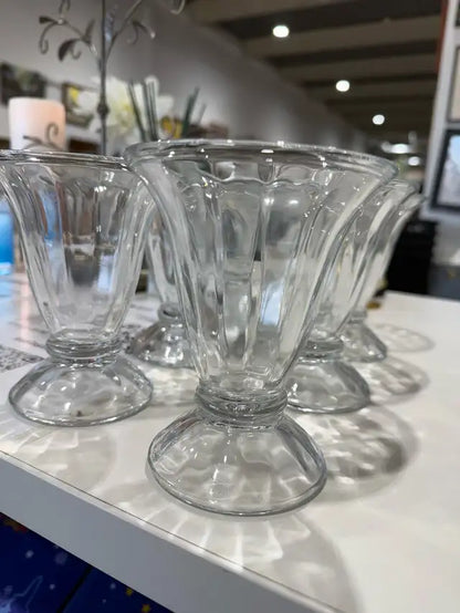 Glass Dessert Cup Bowls (Set Of 6)