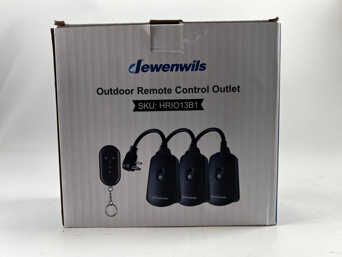 DEWENWILS Outdoor Indoor Wireless Remote Control Outlet Kit