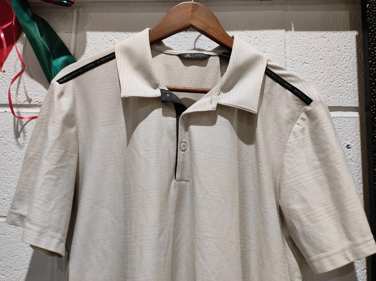 Polo de golf Adidas Adicross pour homme, taille M, manches courtes