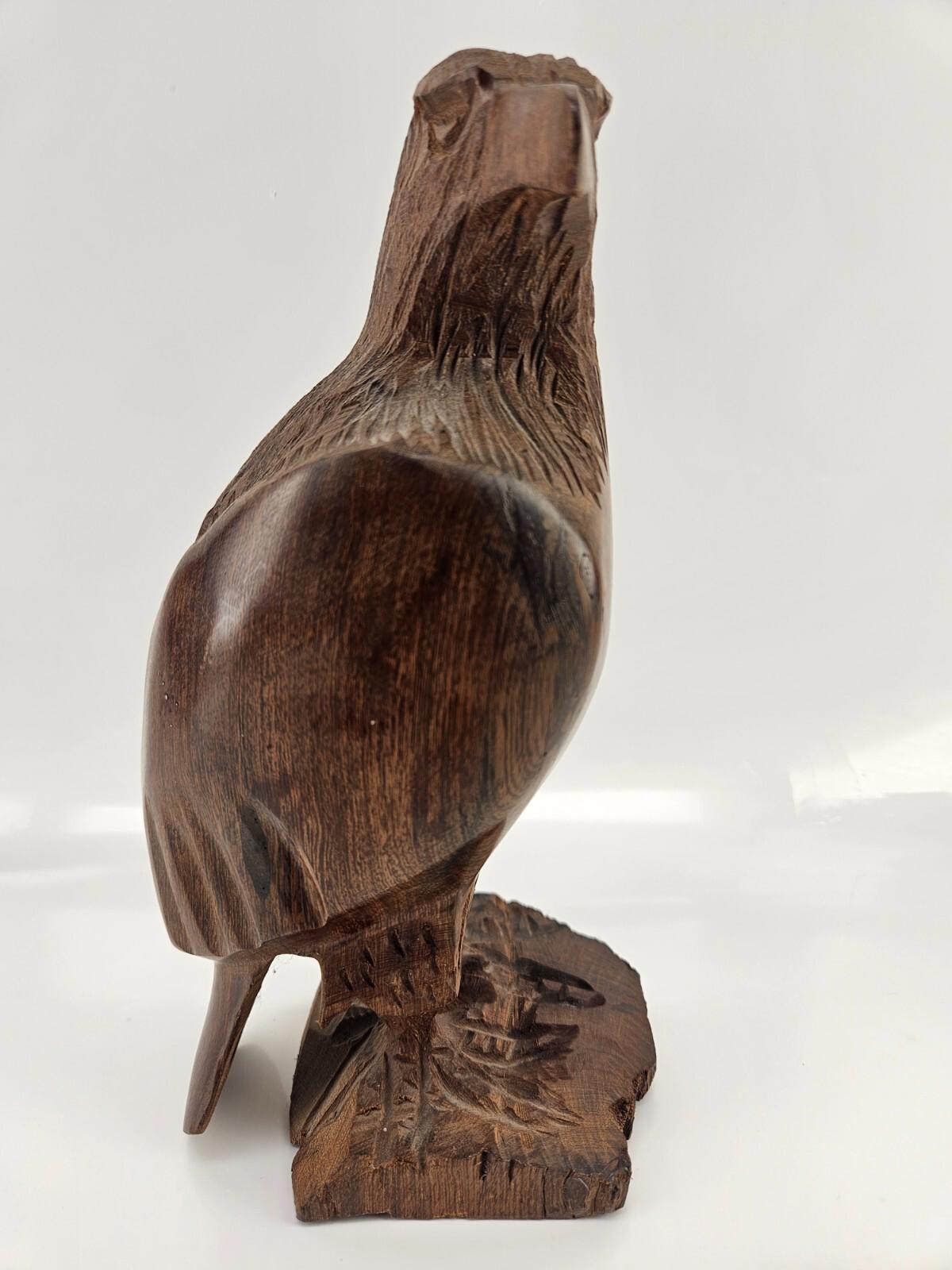 Aigle en bois sculpté à la main 8,5 po