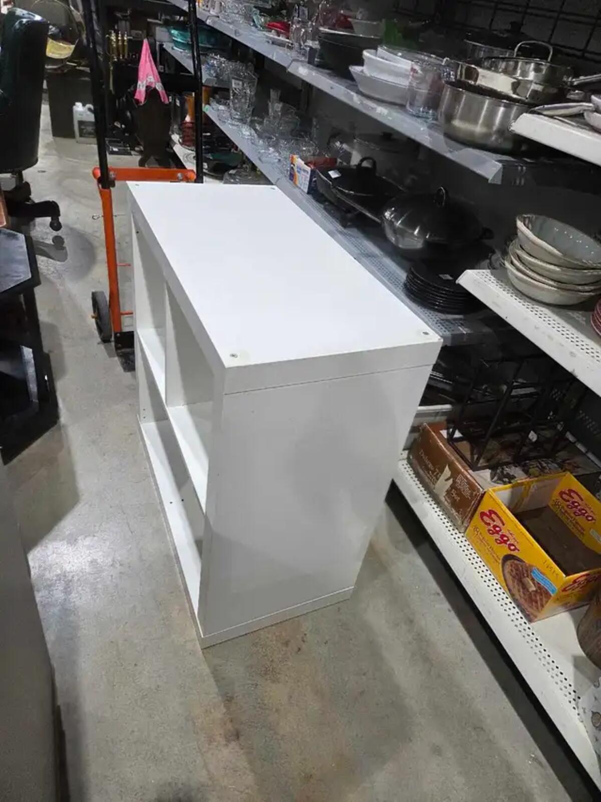 Ikea Kallax White Cube Shelf