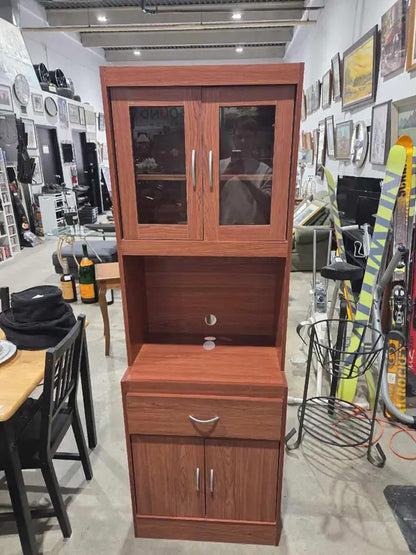 Cherry Tall Kitchen/Microwave Cabinet
