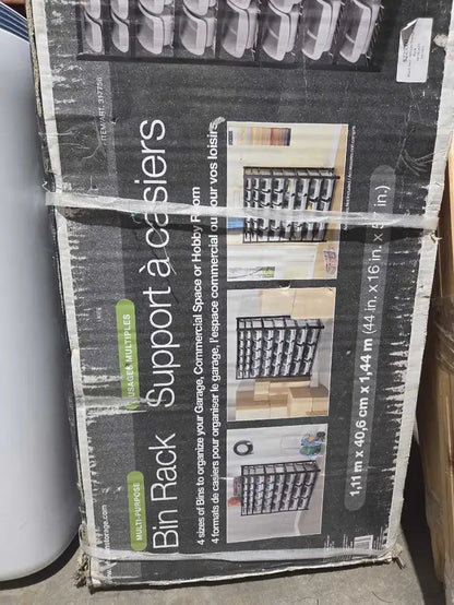 Brand New - Whalen Storage Bin Rack