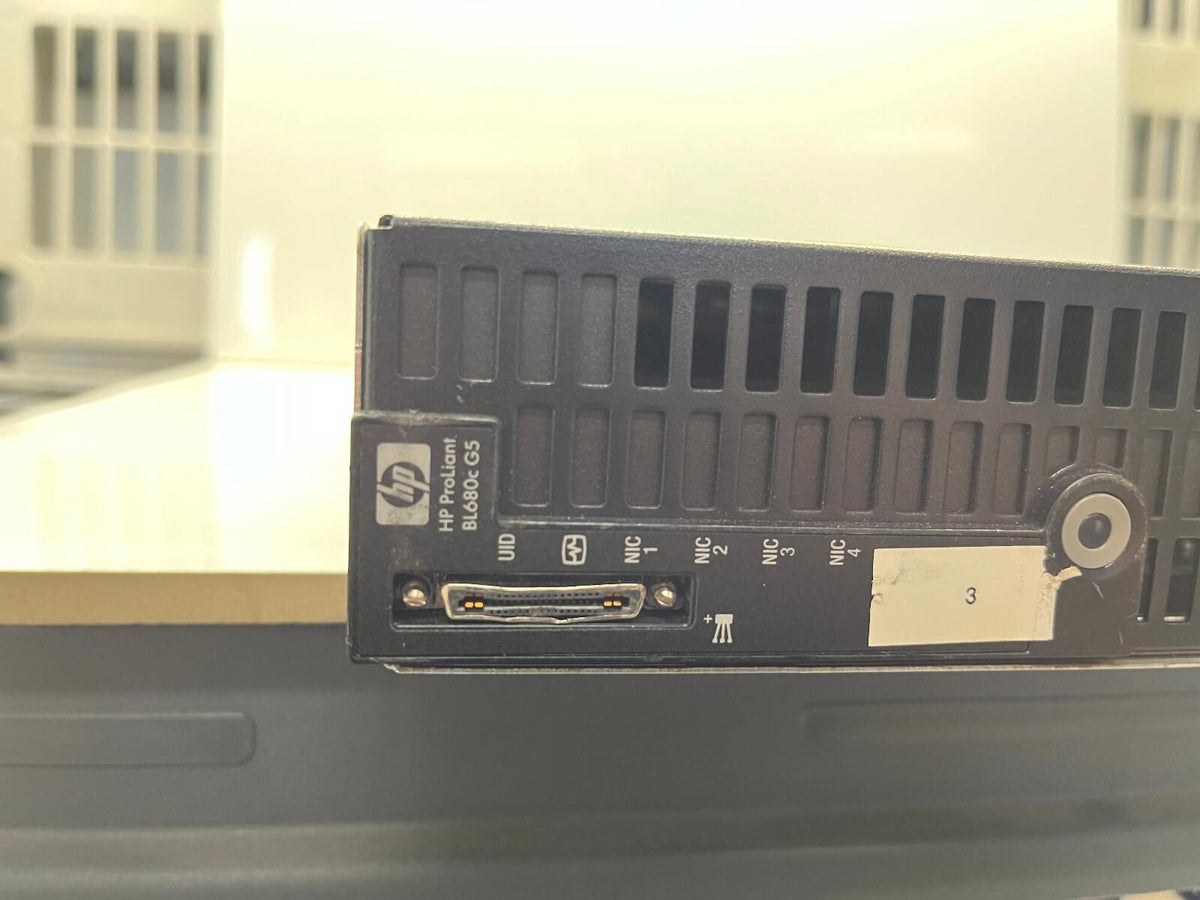 GOOD CONDITION HP ProLiant BL680c G5 Server Blade UNTESTED MXQ90302K3