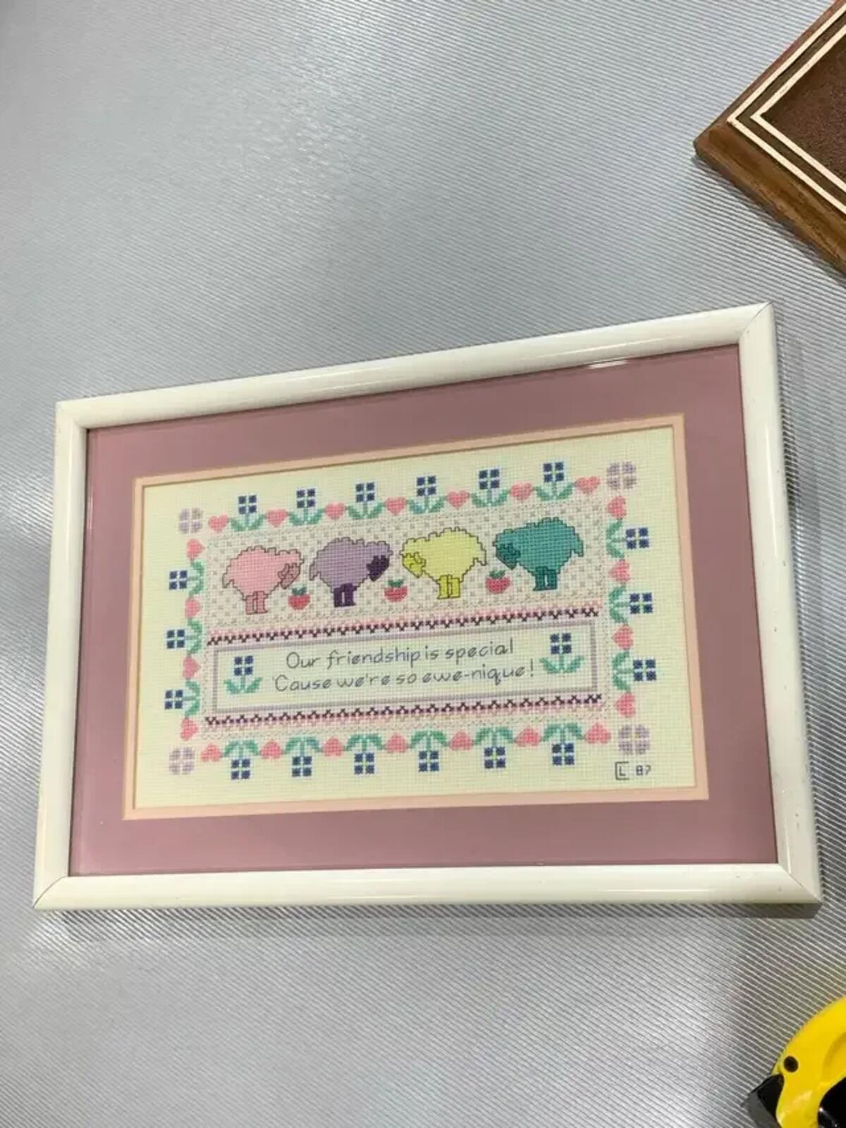 Various Framed Cross Stitch - 3 Available