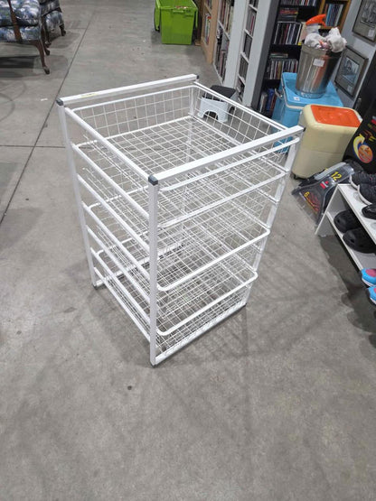 IKEA JONAXEL Wire Basket Storage Unit