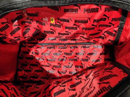PUMA Duffle Travel Bag Pink & Black