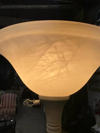 Tall Standing White Floor Lamp