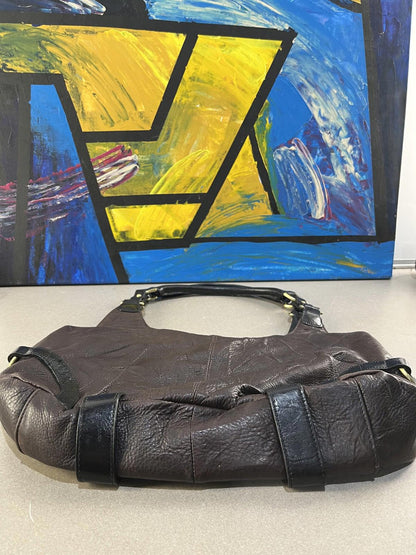 Vintage Y2K Handmade Leather Bag (Brown)