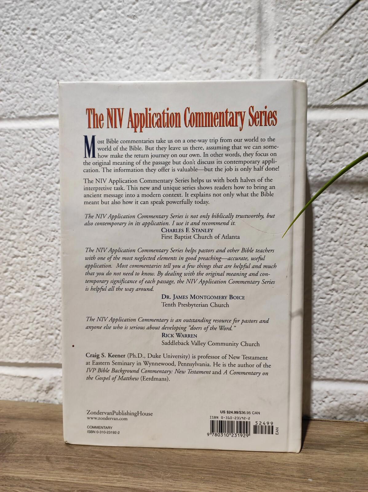 Revelation NIV Application Commentary by Craig S. Keener (2000, Hardcover)
