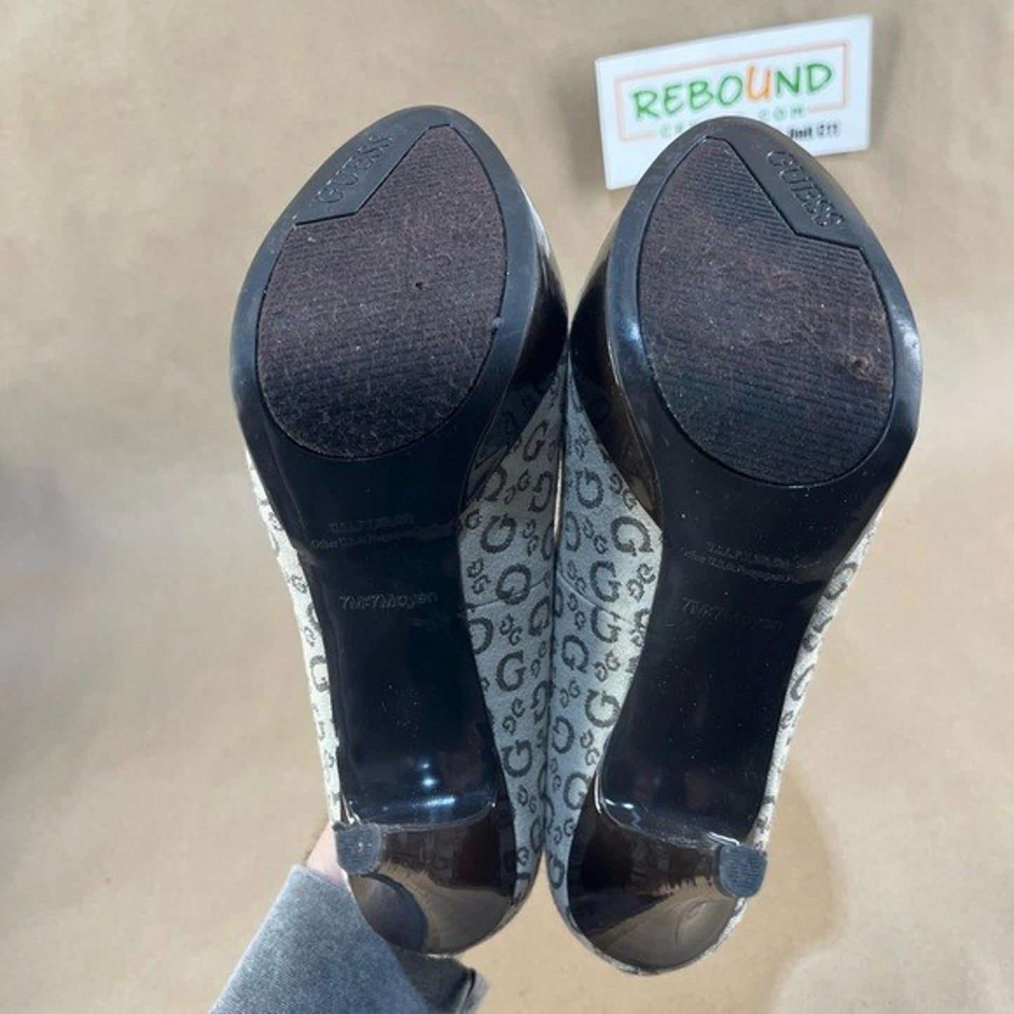 Vintage Guess Monogram High Heels (Women’s Size US 7)