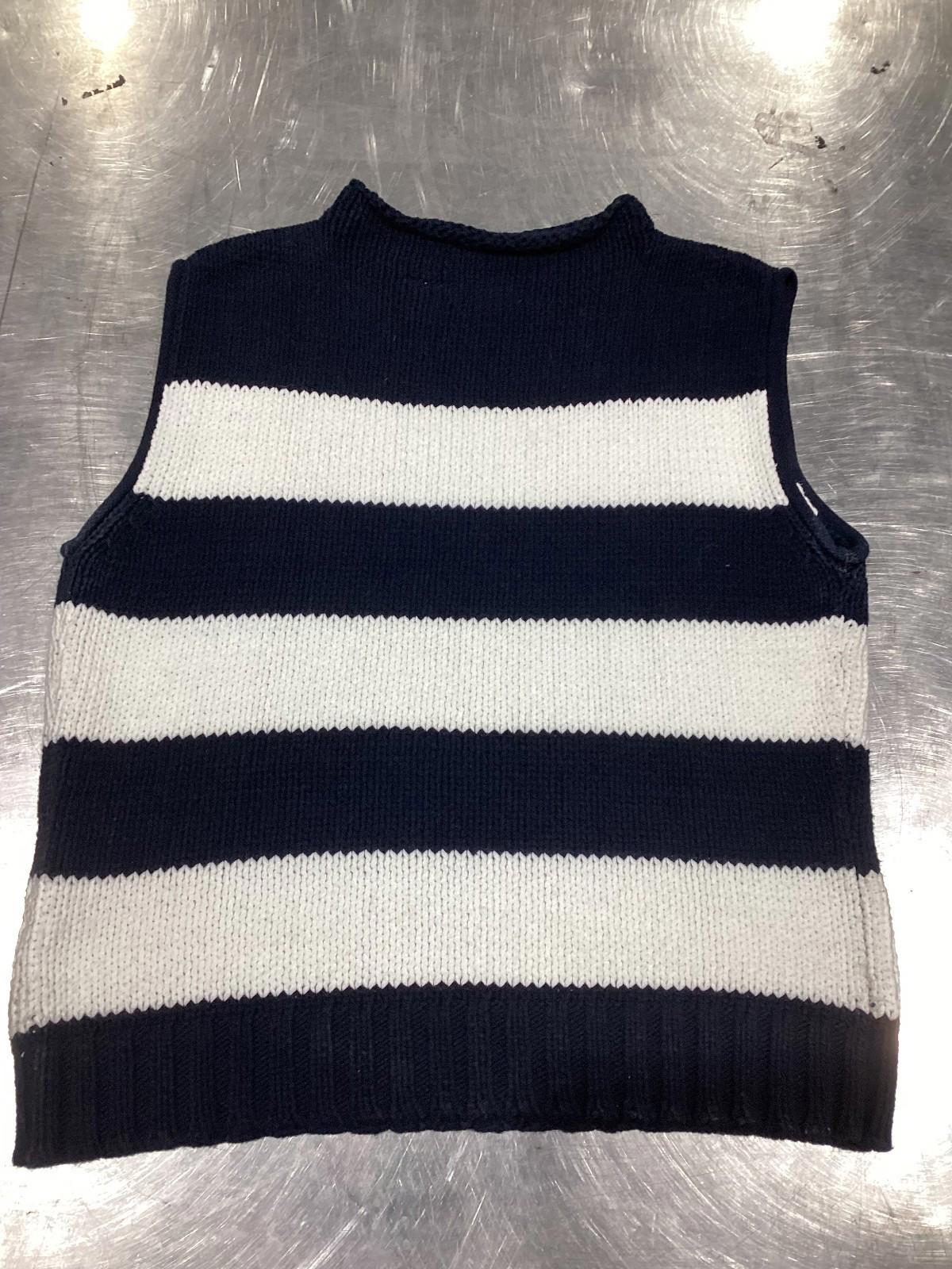 Knit Striped Vest For Womens