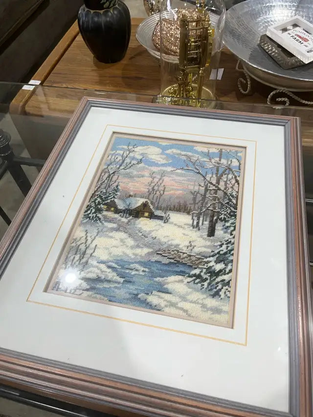 Winter Landscape Framed Art