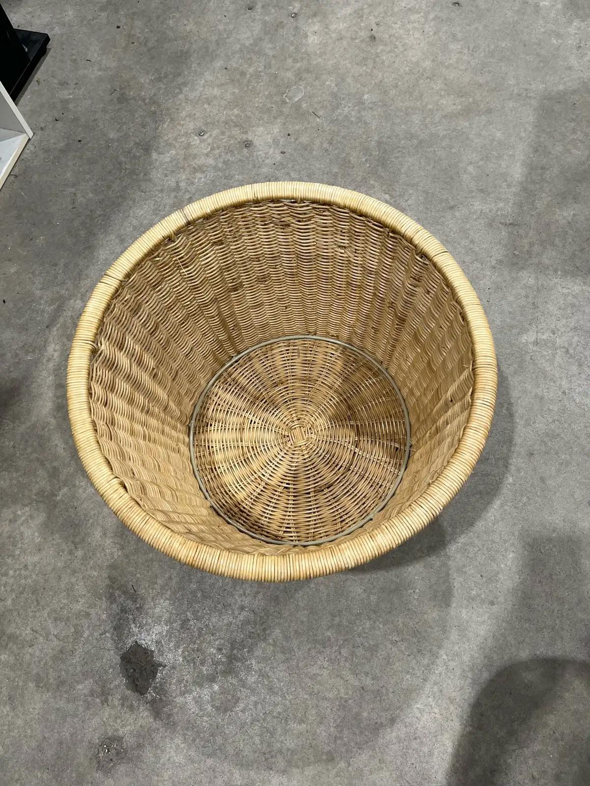 Large Round Wicker Basket