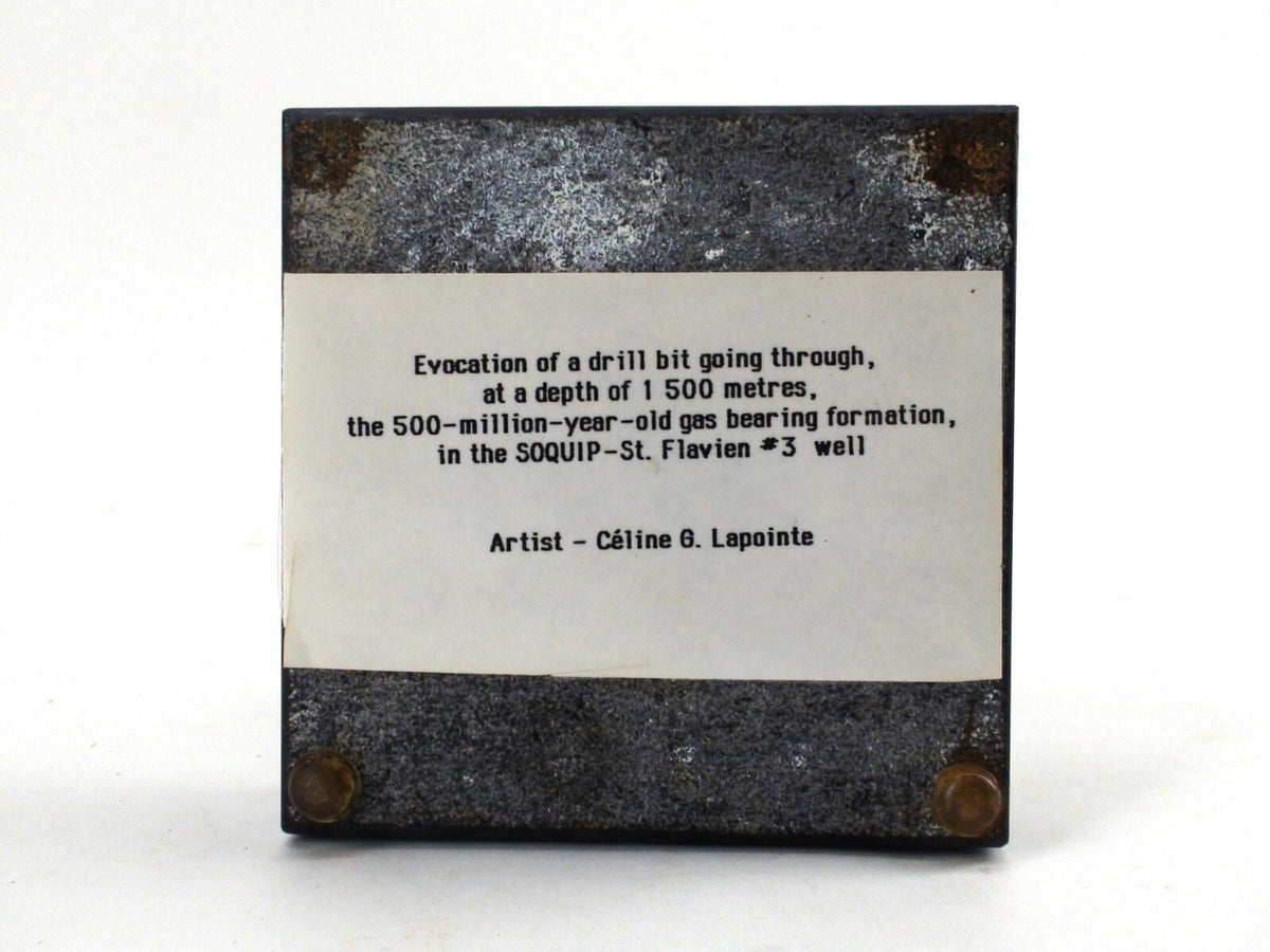 Celine G. Lapointe - Perforation abstraite achevée, statue en bronze - Art canadien