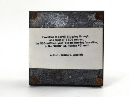 Celine G. Lapointe - Abstract Completed Drill Bore, Bronze Statue - Canadian Art