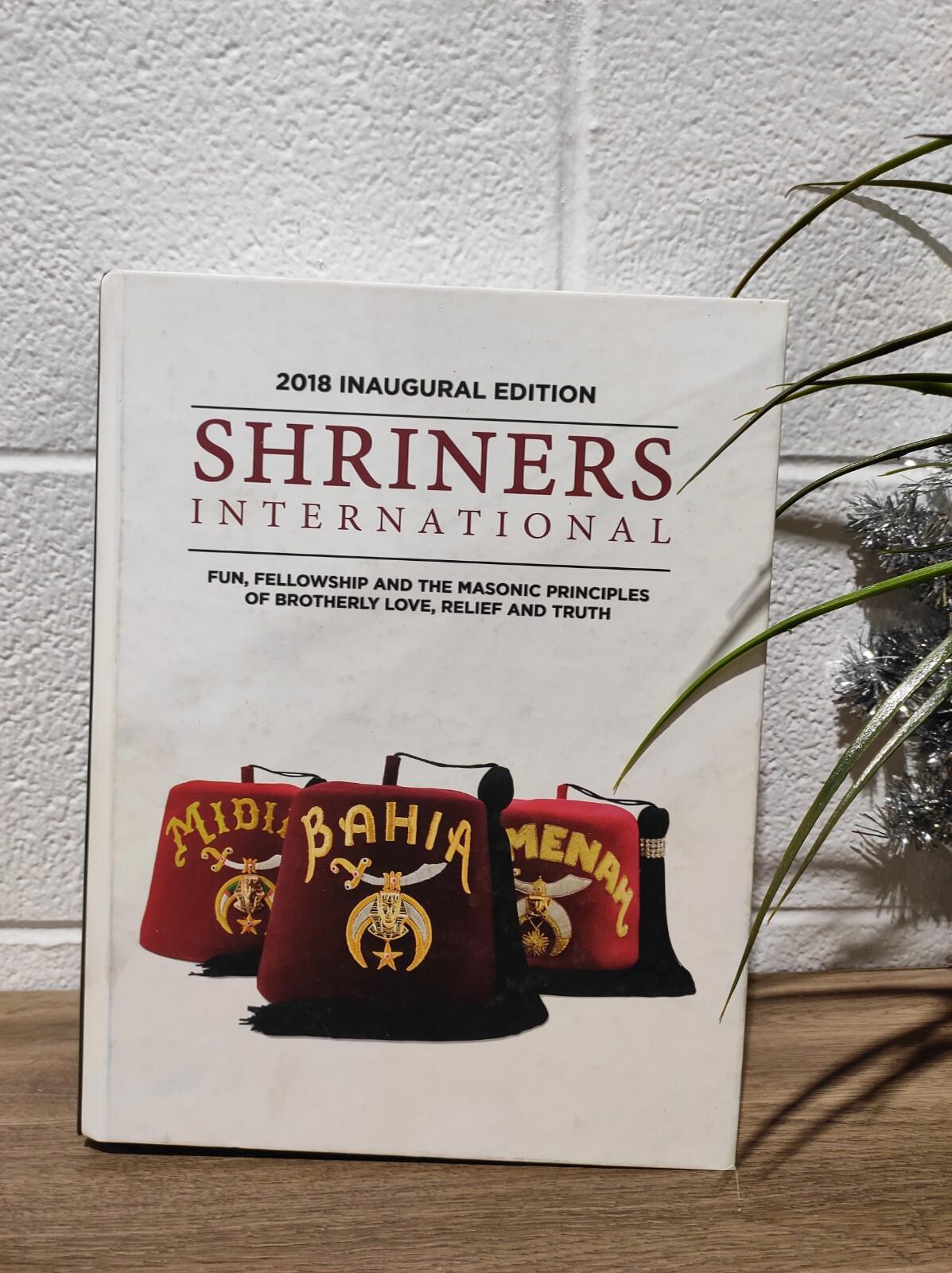 2018 Inaugural Edition Shriners International Directory Large Hardcover Book