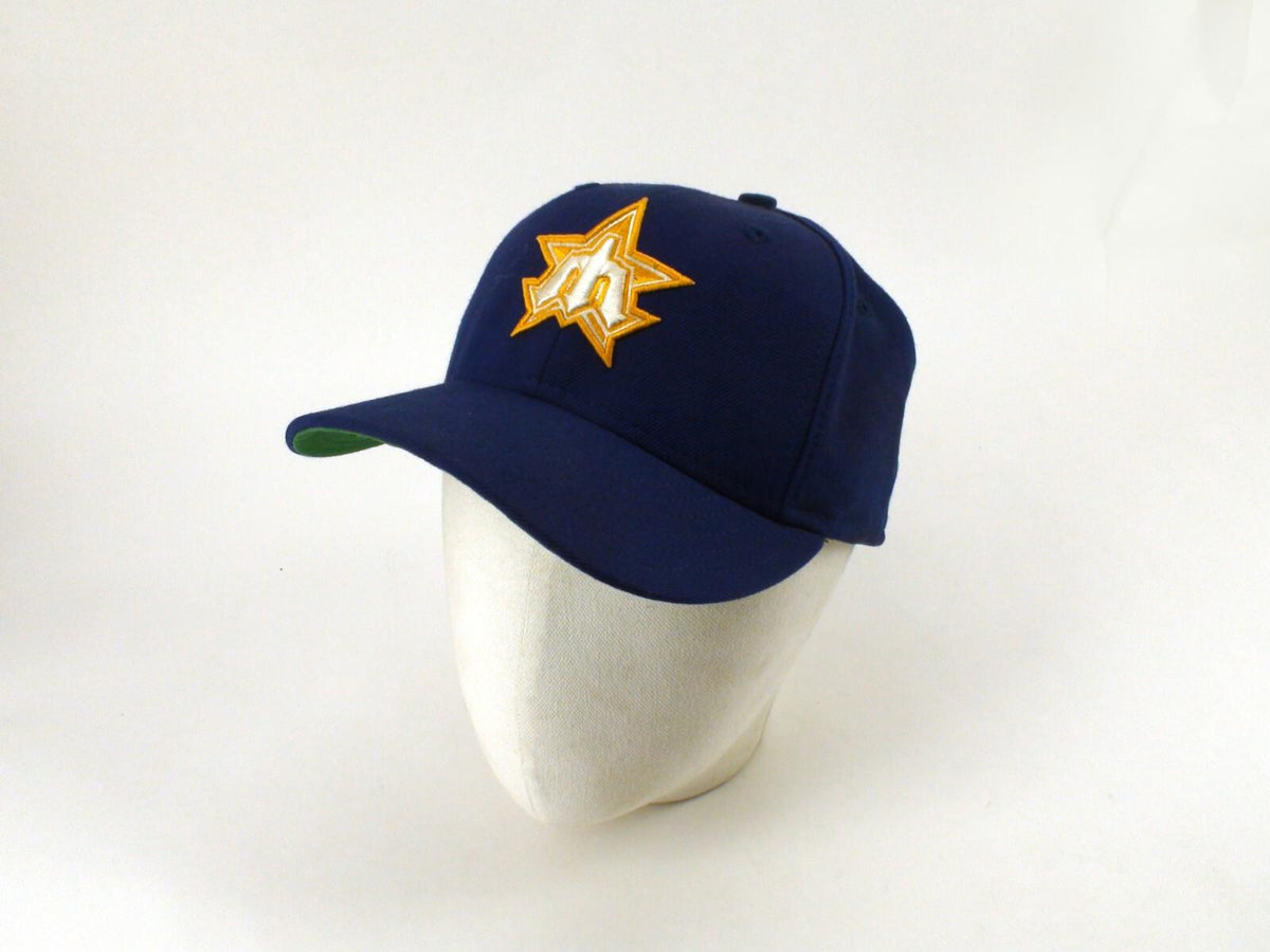 MLB Hat Baseball Cap Seattle Mariners Trident - Blue & Yellow, New Era - 56.8cm