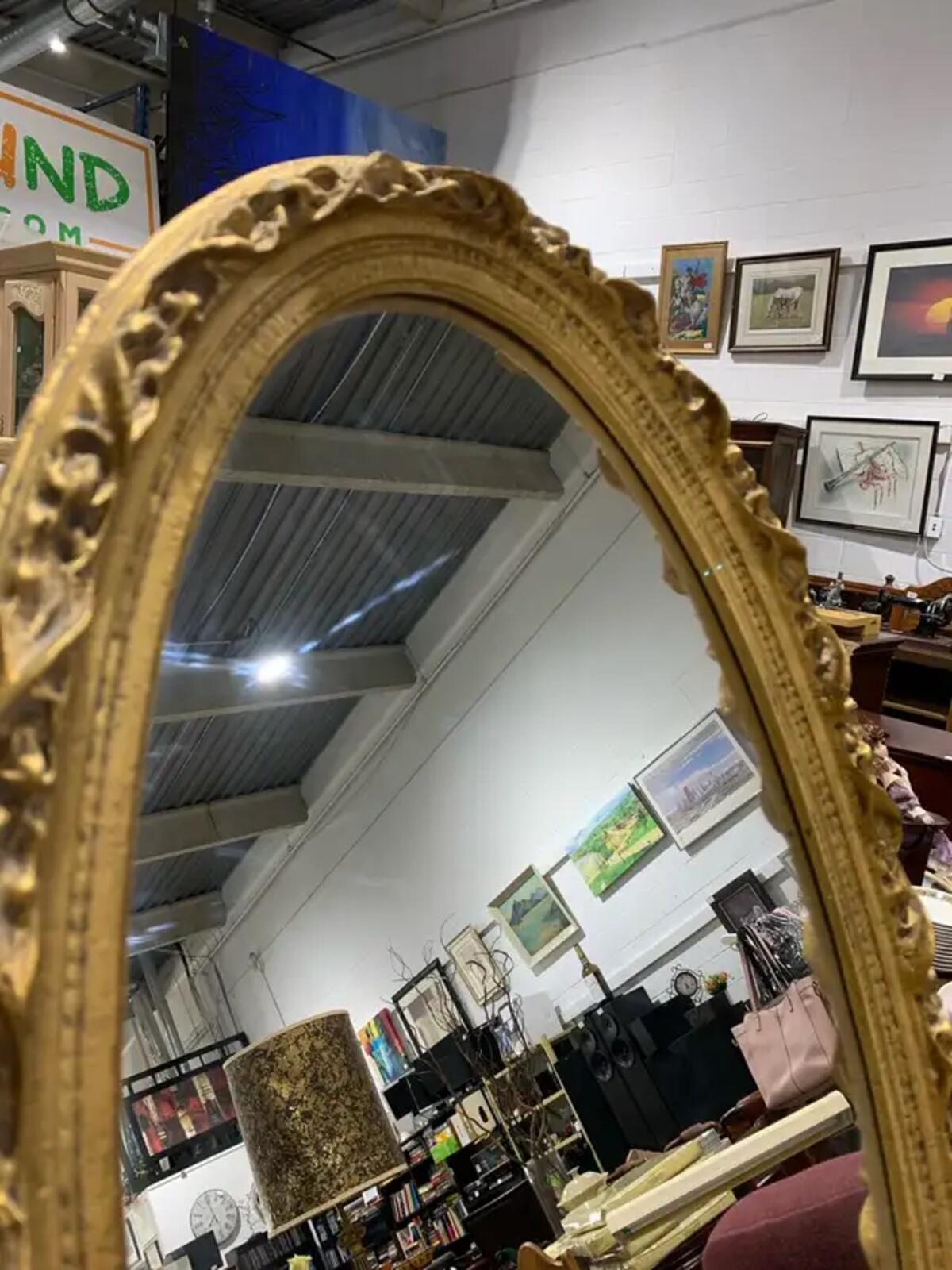 Ornate Oval Mirror