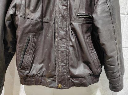Vintage 90s Cricketeer Bomber Pilot Jacket Size L