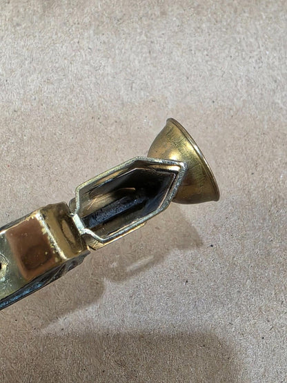 Heavy Brass Cigar Cutter PFEILRING | Vintage German Guillotine Cigar Cutter