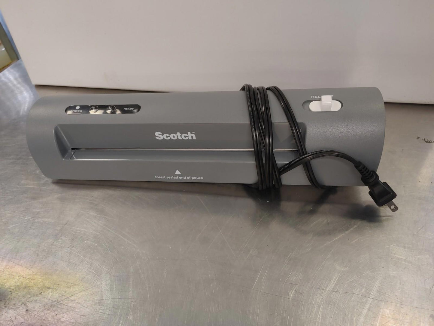 Excellent Condition Scotch Portable Desk Laminator Model TL901X Grey Working