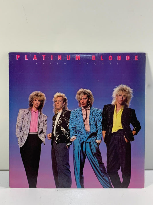 Platinum Blonde - Alien Shores 12" LP 1985 Rock Pop Rock PCC 80105