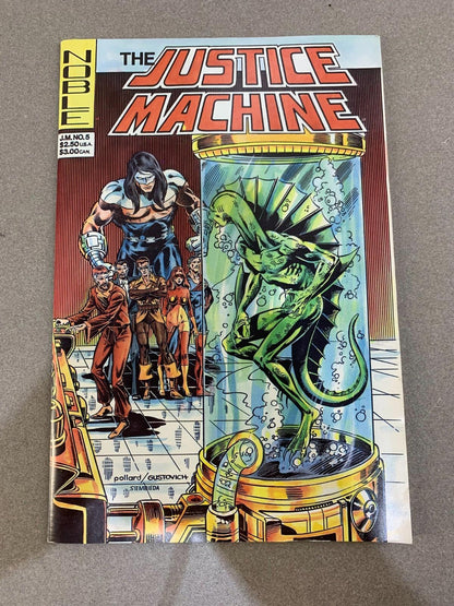 The Justice Machine #5 (Noble Comics) VF Superhero Comic 1980s