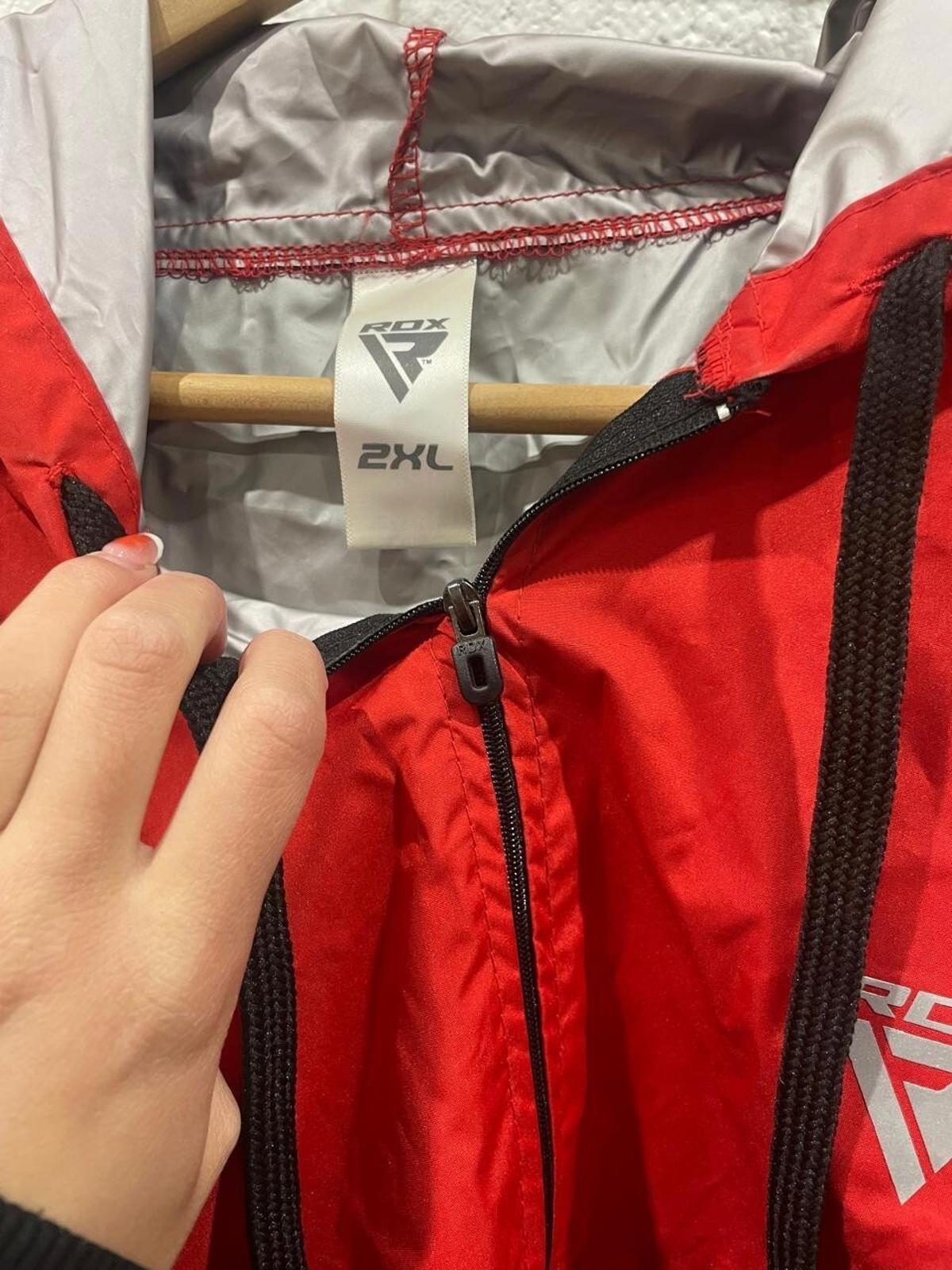 RDX Sport Black and Red Windbreaker set Size 2XL